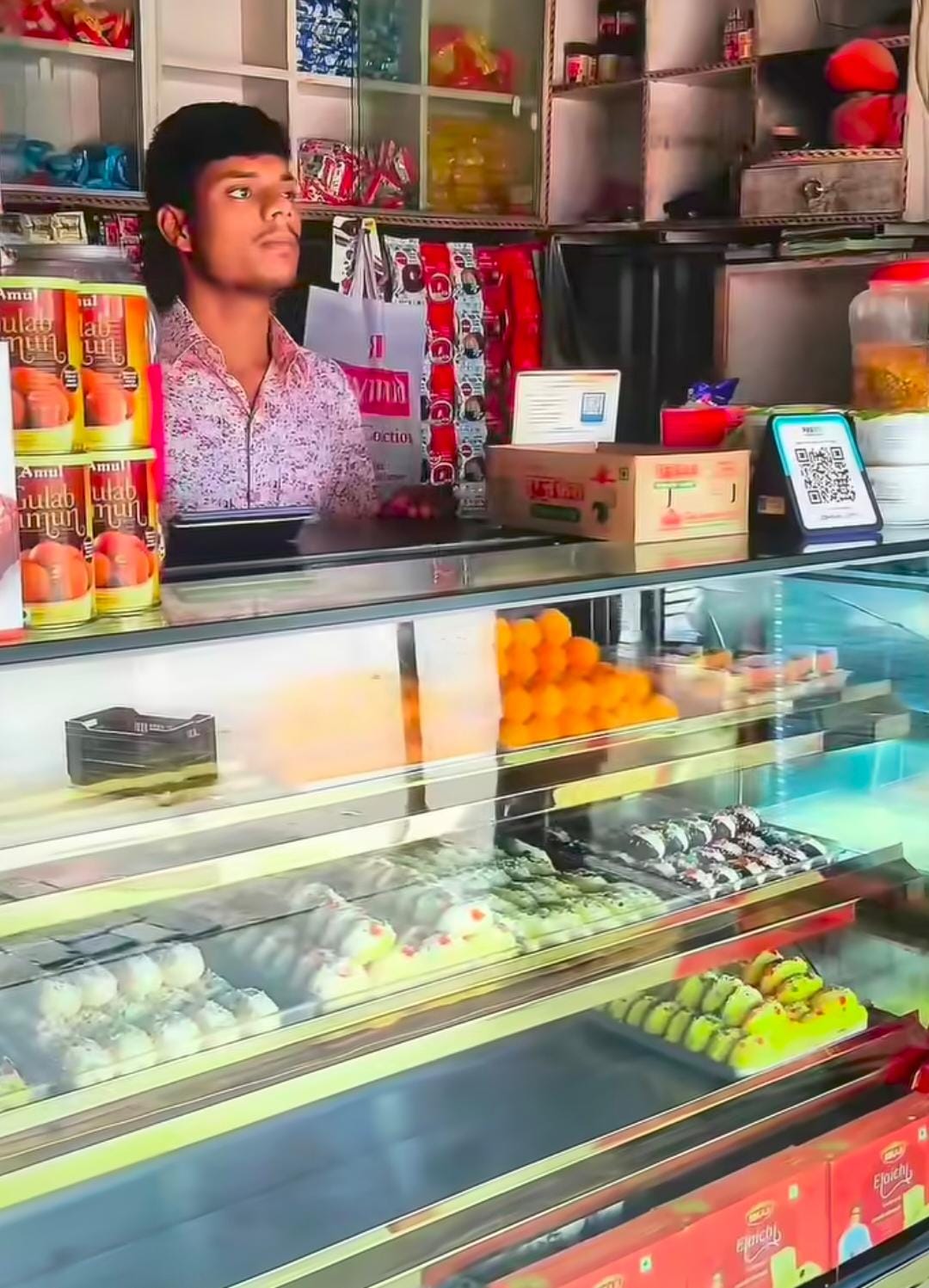Sweets counter